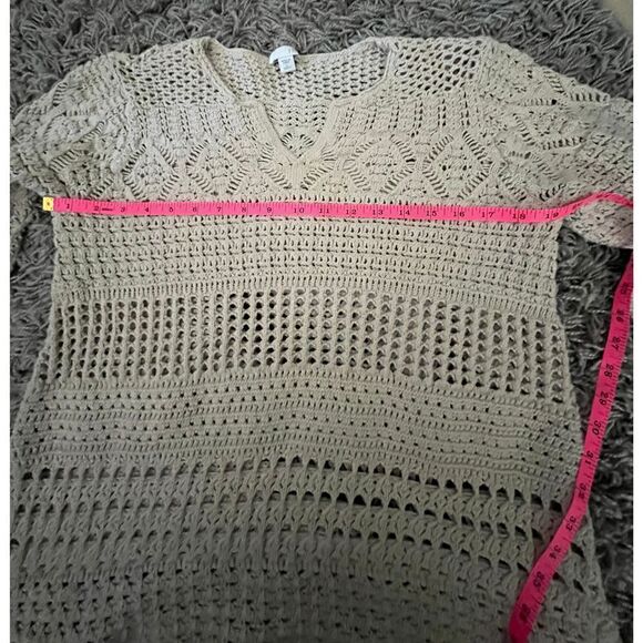 J. Jill Crochet Knit Sweater - Picture 5 of 8